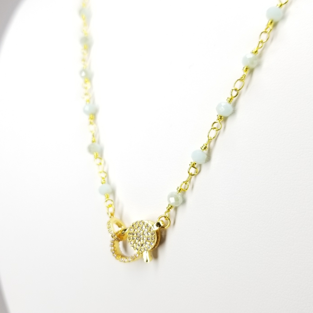 💖 New in Gift Box 🎁 CZ Diamond Beads Necklace - Picture 6 of 8